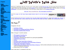 Tablet Screenshot of jeffwolfe.com